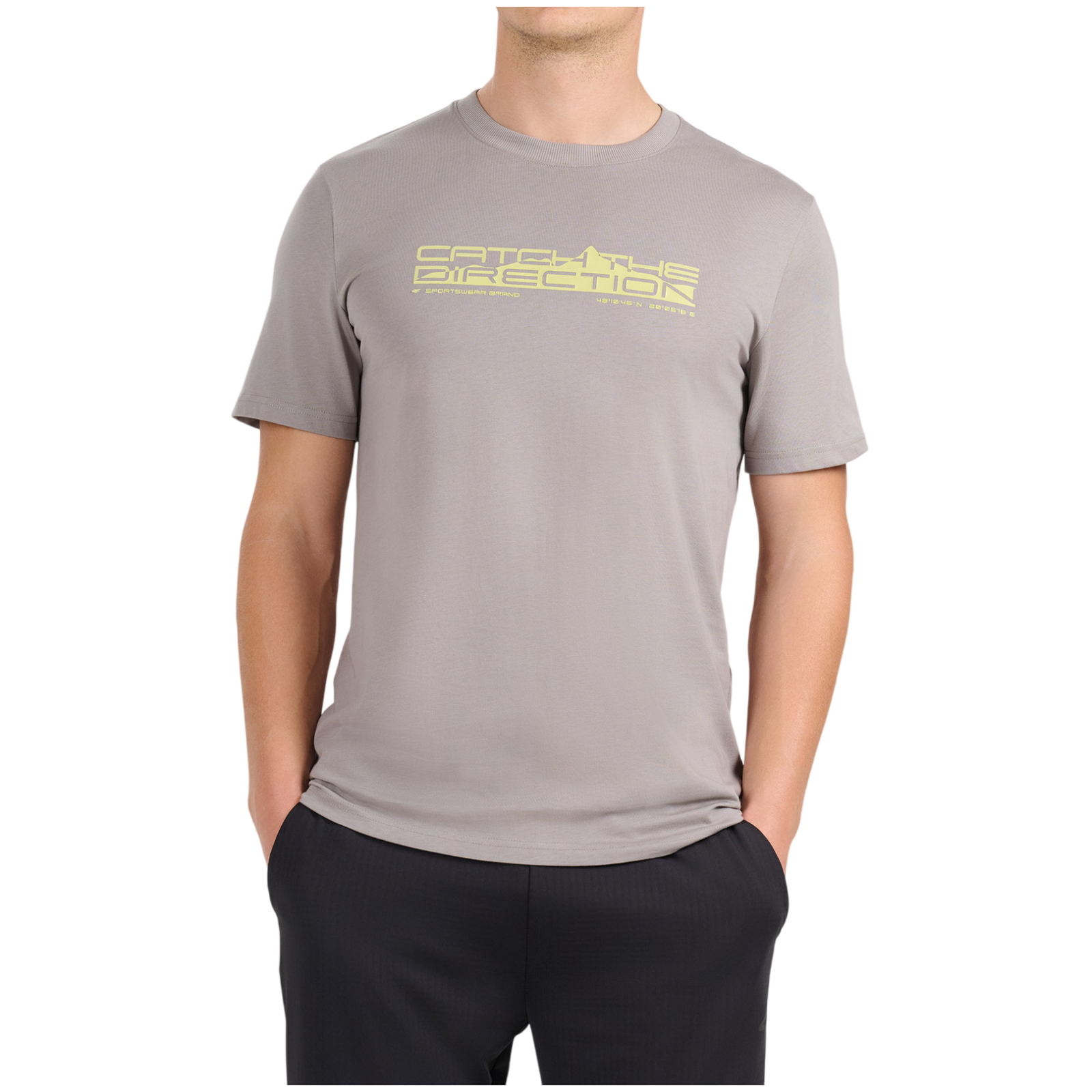 Koszulka męska 4F Tshirt M3572 Rozmiar: XXL / Kolor: szary