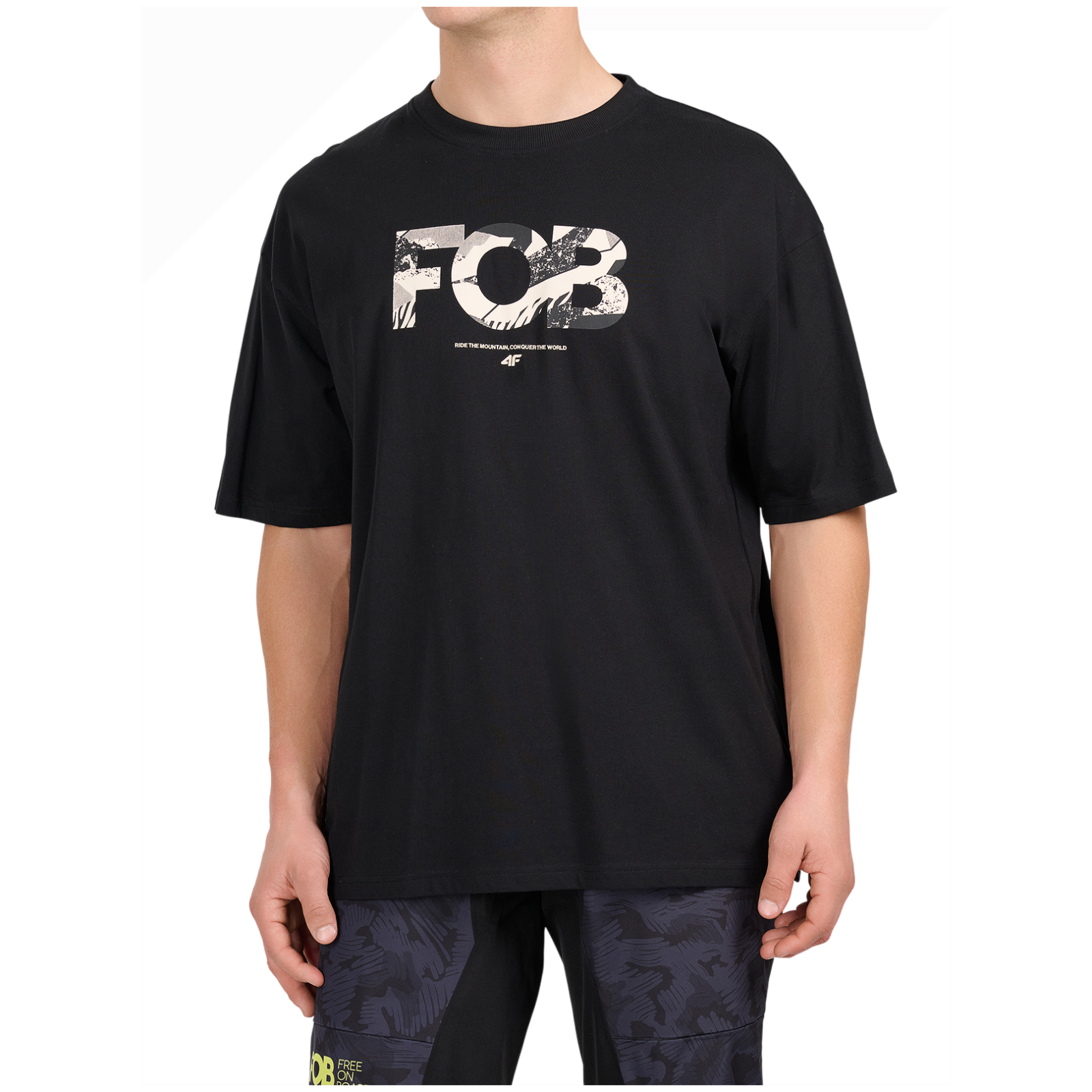 Koszulka męska 4F Tshirt M3569 Rozmiar: L / Kolor: czarny