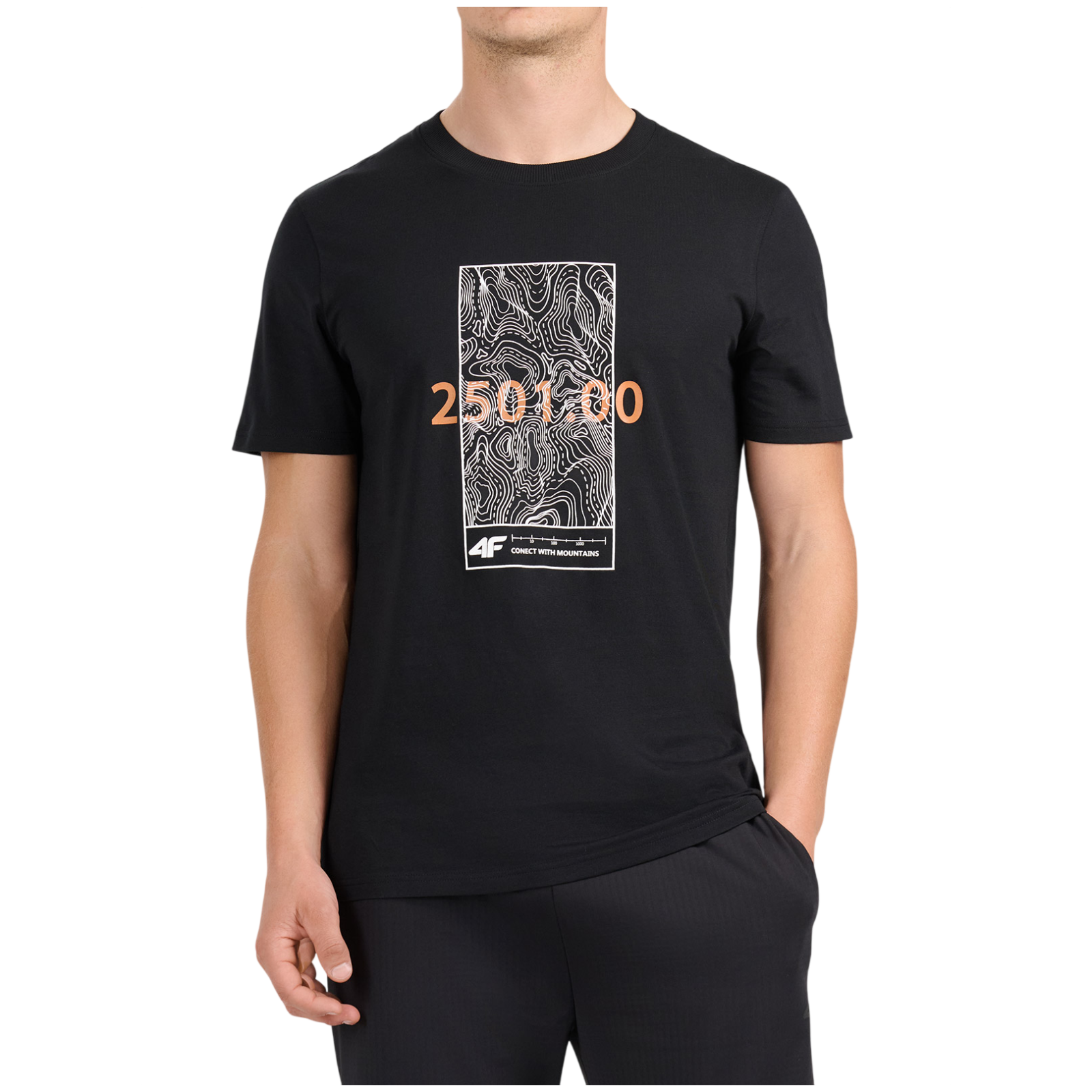 Koszulka męska 4F Tshirt M3571 Rozmiar: XL / Kolor: czarny