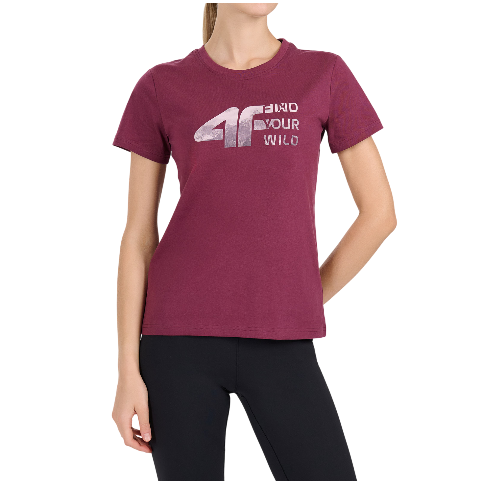 Koszulka damska 4F Tshirt F3496 Rozmiar: L / Kolor: różowy
