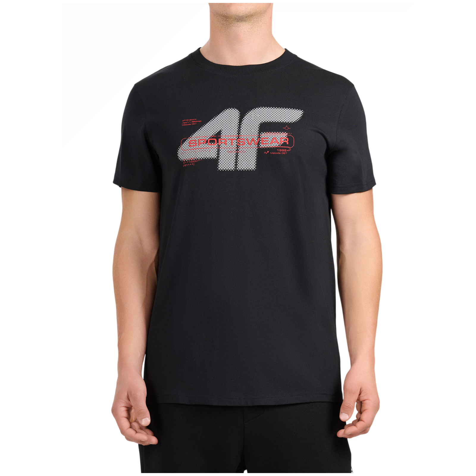 Koszulka męska 4F Tshirt M3565 Rozmiar: M / Kolor: czarny