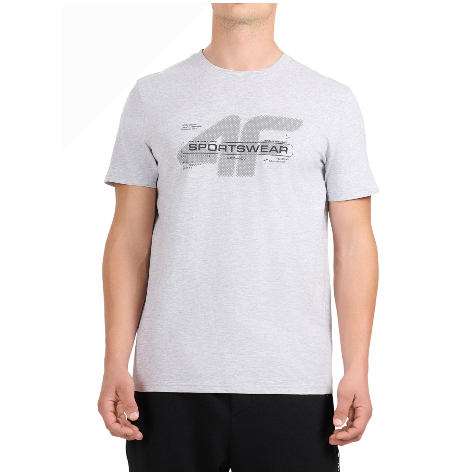 Koszulka męska 4F Tshirt M3565 Rozmiar: XXL / Kolor: szary