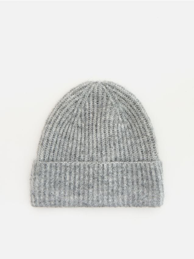 Reserved - Czapka beanie - jasnoszary
