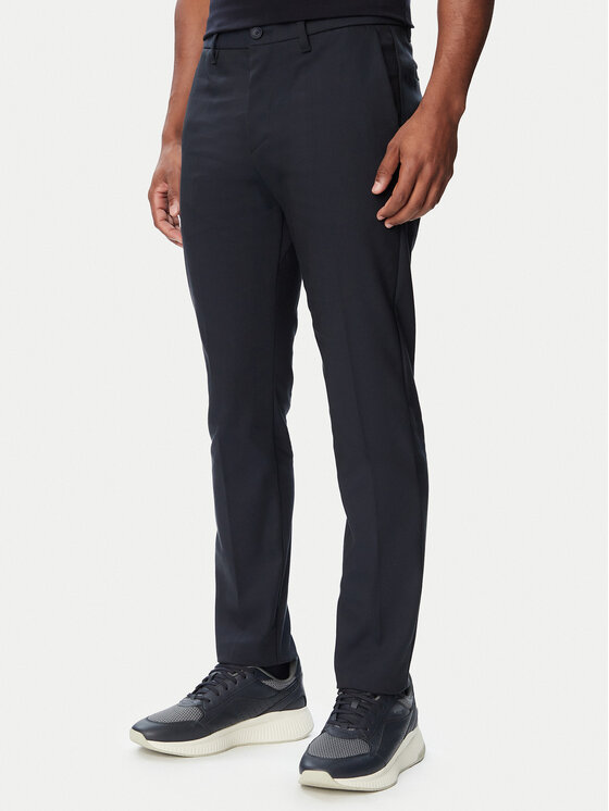 BOSS Chinosy TR_CommuterSL NextCo 50569813 Granatowy Slim Fit