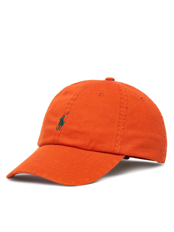 Polo Ralph Lauren Czapka z daszkiem 710667709518 Pomarańczowy