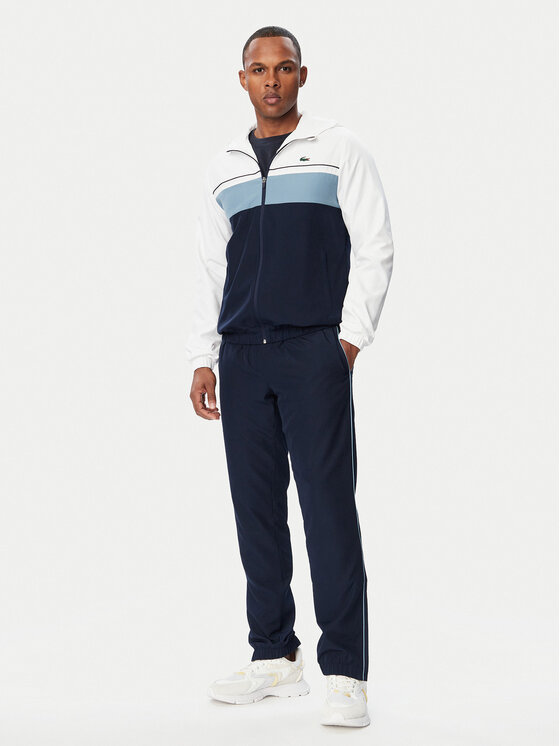 Lacoste Dres WH2661 Granatowy Regular Fit