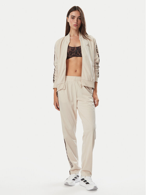 adidas Dres Essentials 3-Stripes KQ7620 Beżowy Regular Fit