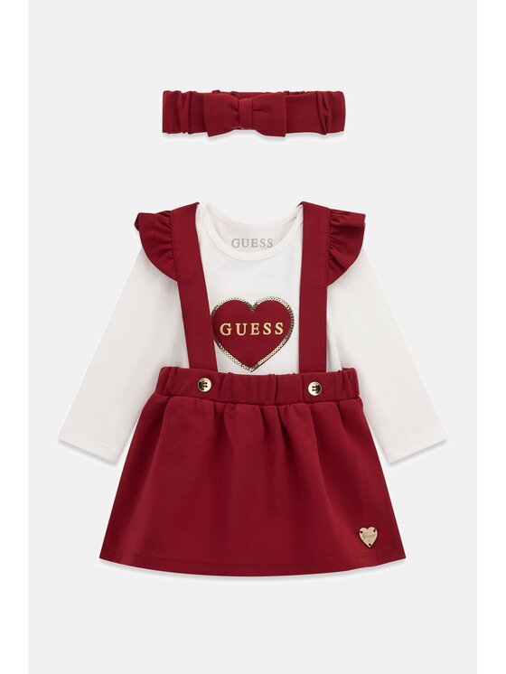 Guess Kids Sukienka codzienna 184447 Biały Classic Fit