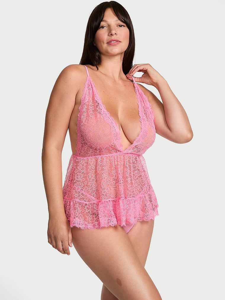 Victoria's Secret Halka i stringi Tease Babydoll