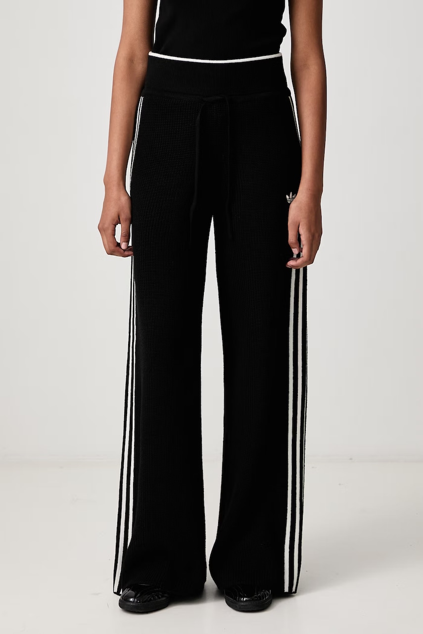 adidas Originals Firebird Chunky Knit spodnie dresowe z dodatkiem wełny damskie