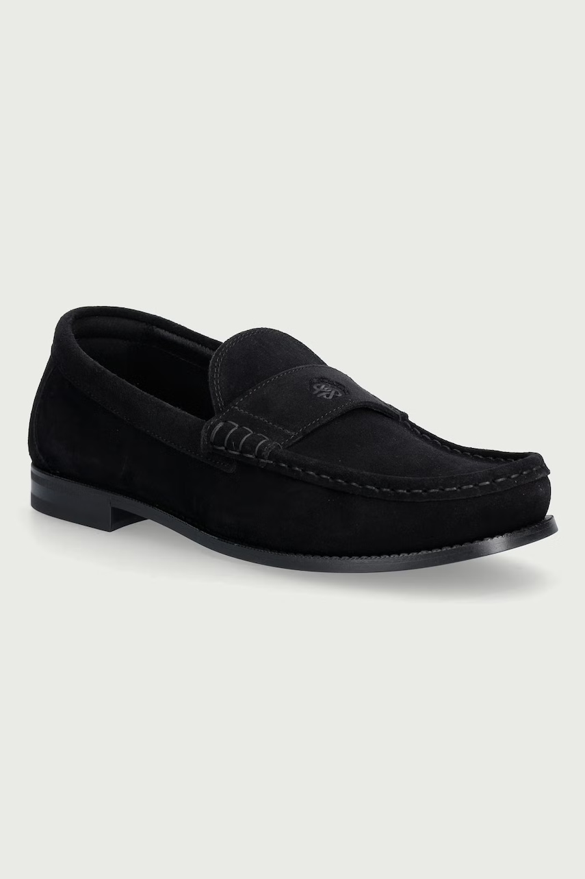 Filling Pieces mokasyny męskie zamszowe