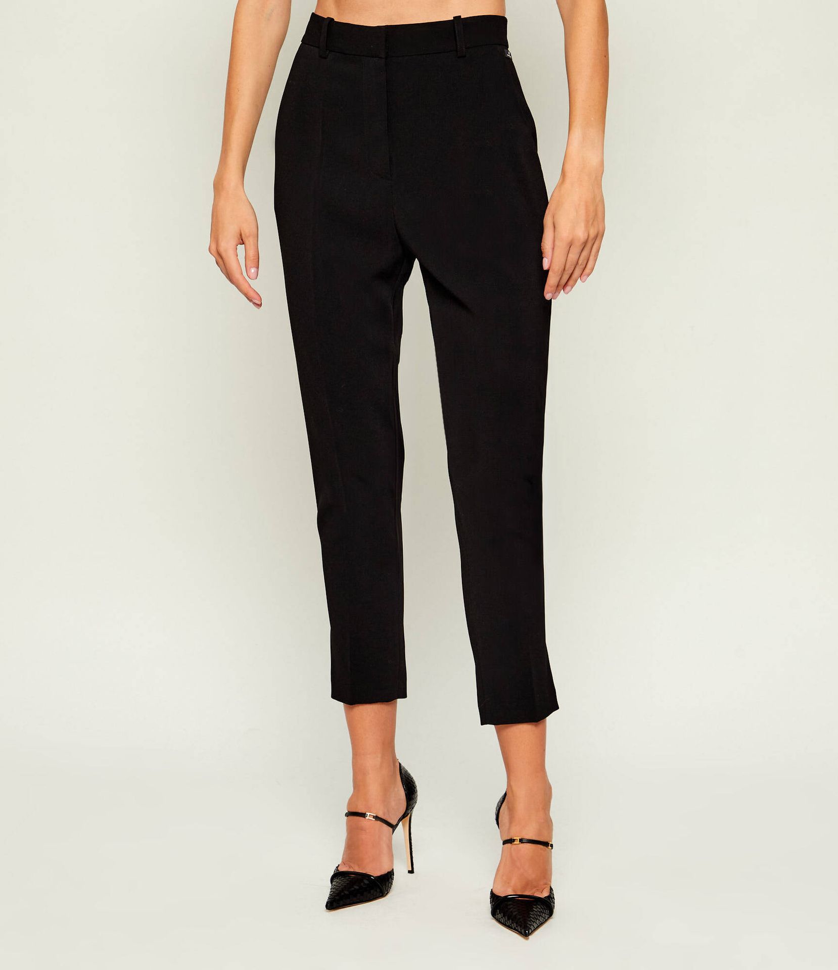 Elisabetta Franchi Spodnie cygaretki Regular Fit