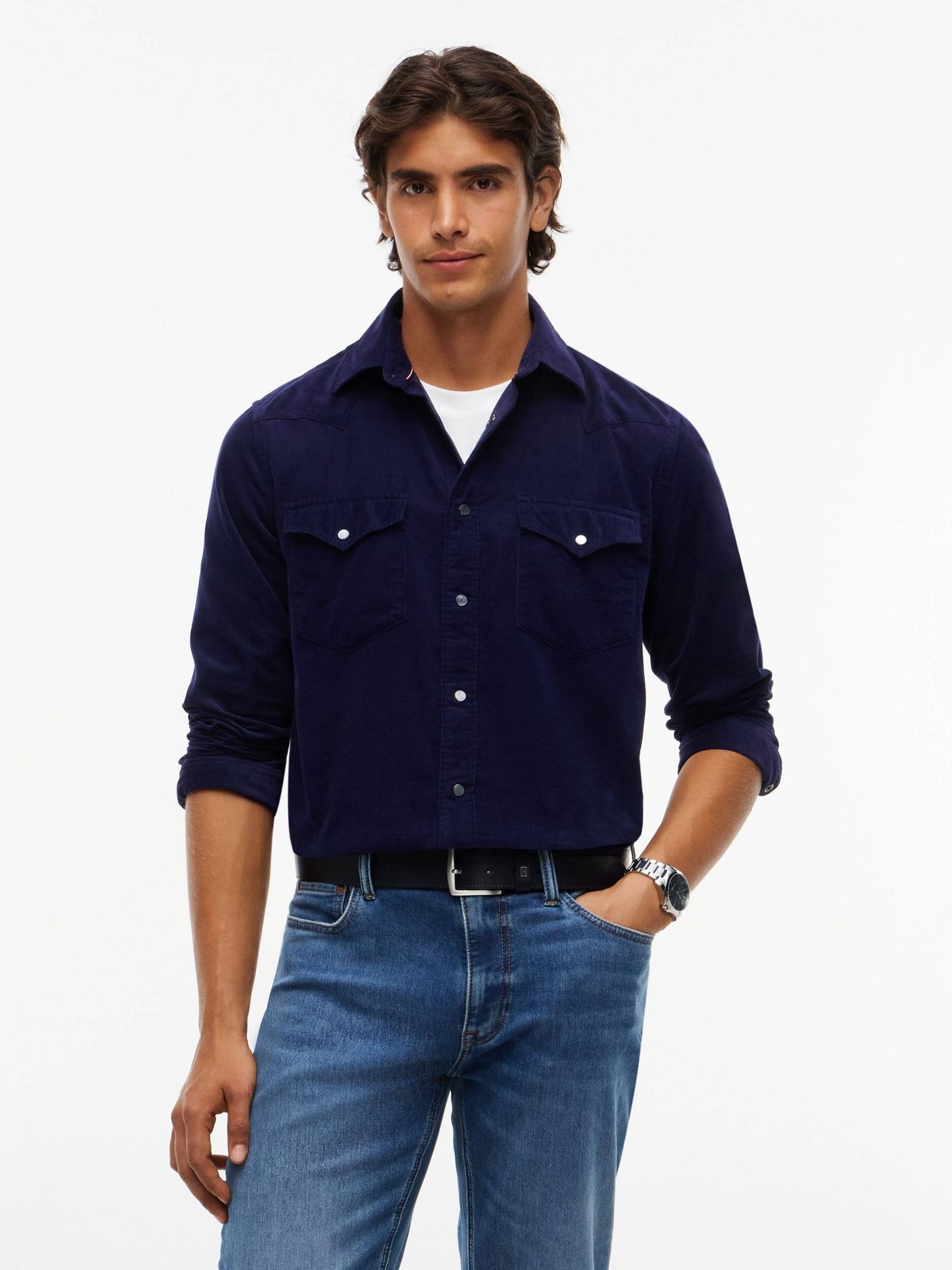 Tommy Hilfiger Koszula Regular Fit sztruks