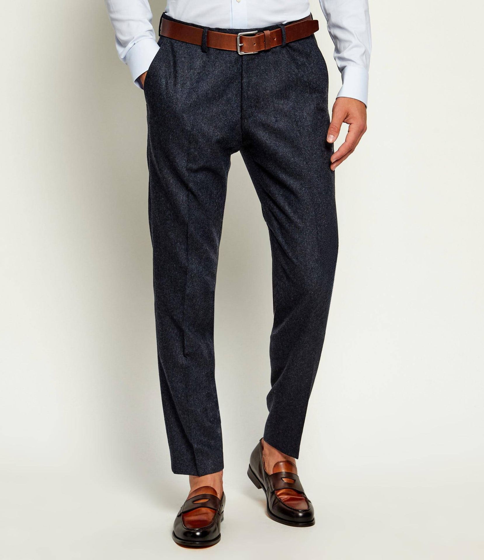 TIGER OF SWEDEN Wełniane spodnie chino Tenuta Regular Fit