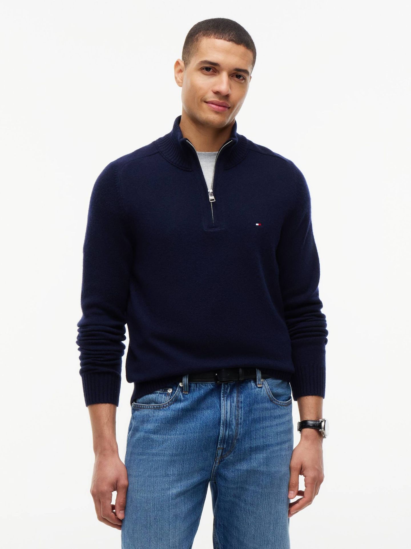 Tommy Hilfiger Wełniany sweter Regular Fit