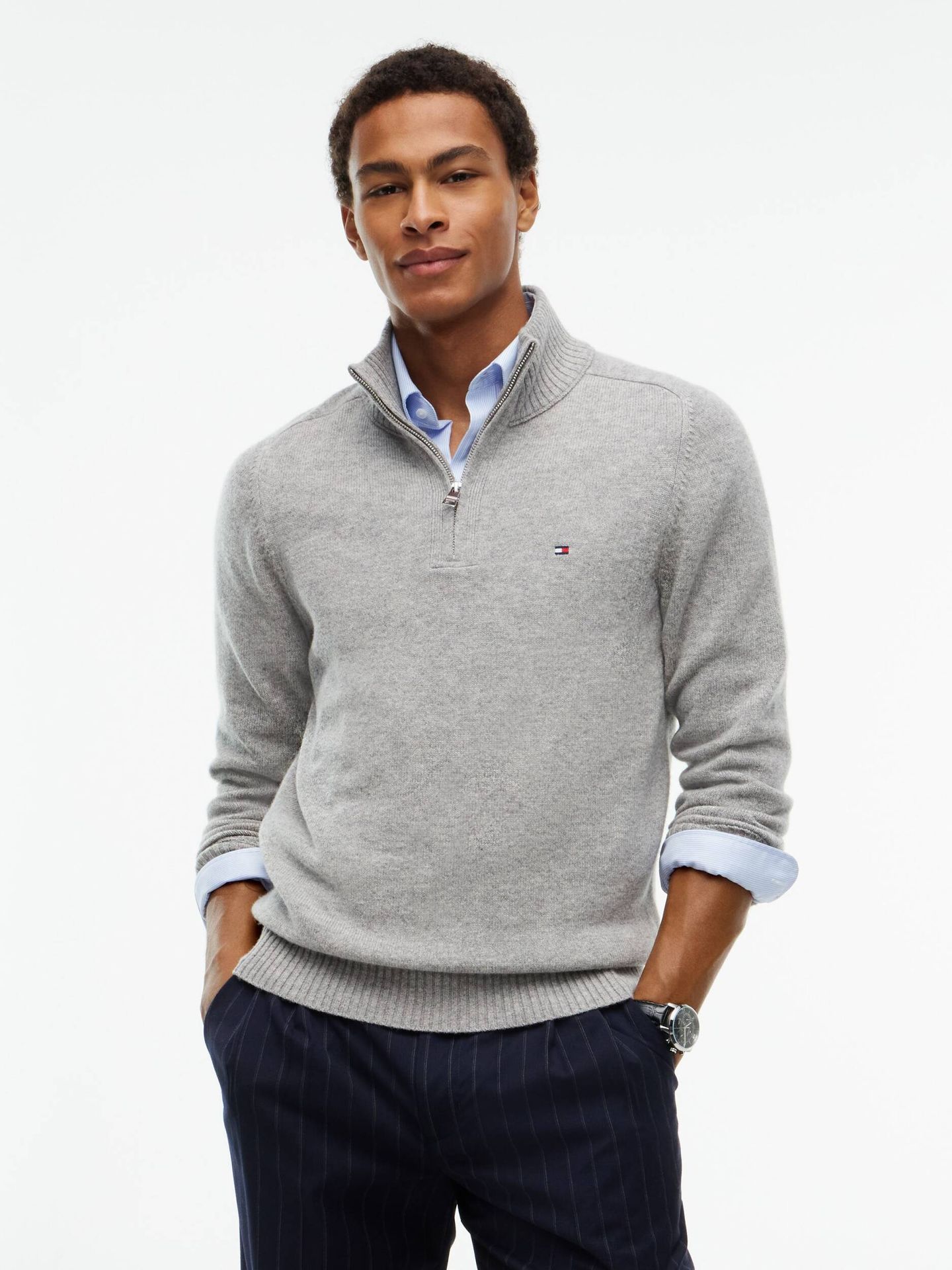 Tommy Hilfiger Wełniany sweter Regular Fit