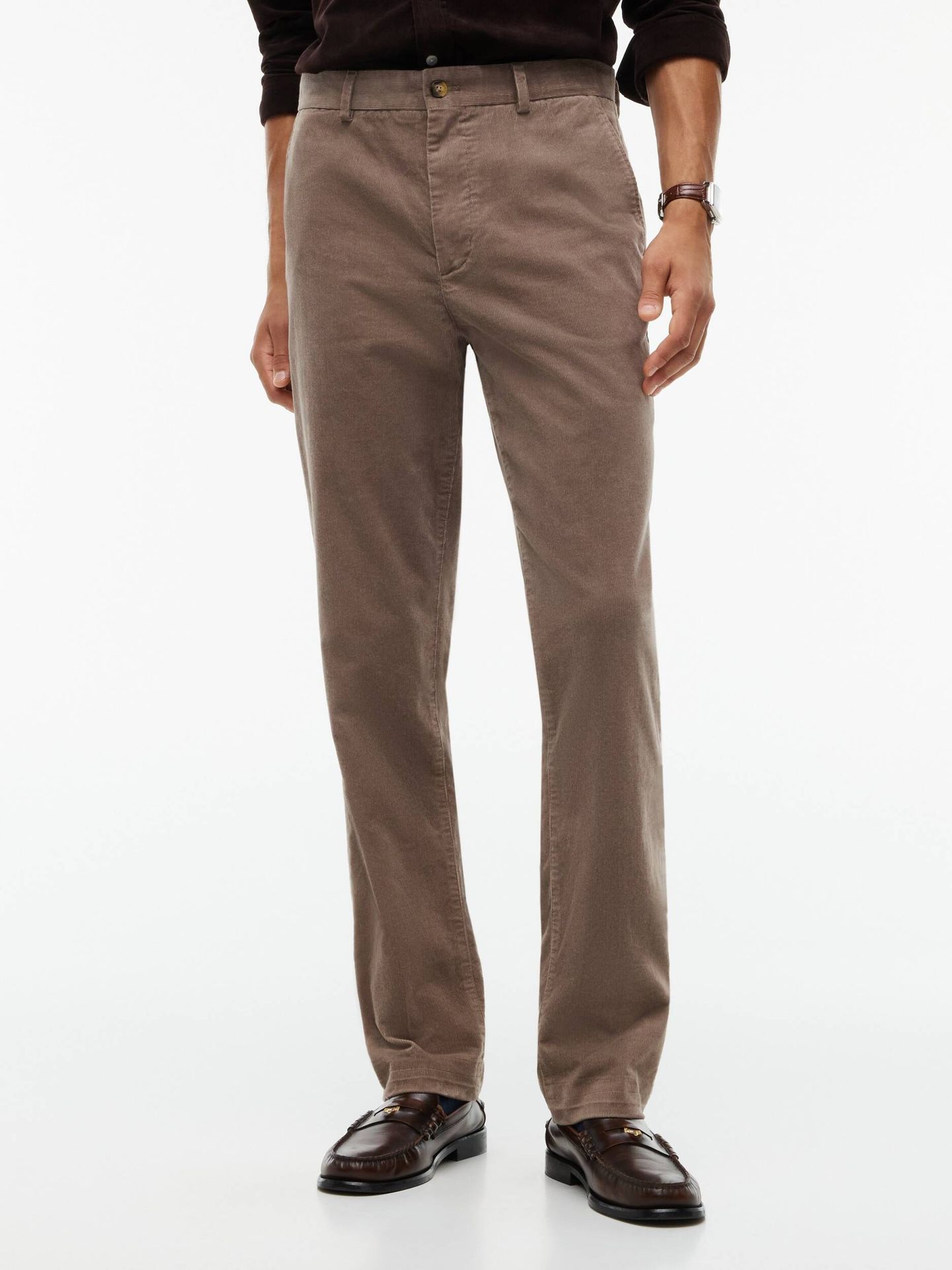 Tommy Hilfiger Spodnie chino Denton Slim Fit sztruks
