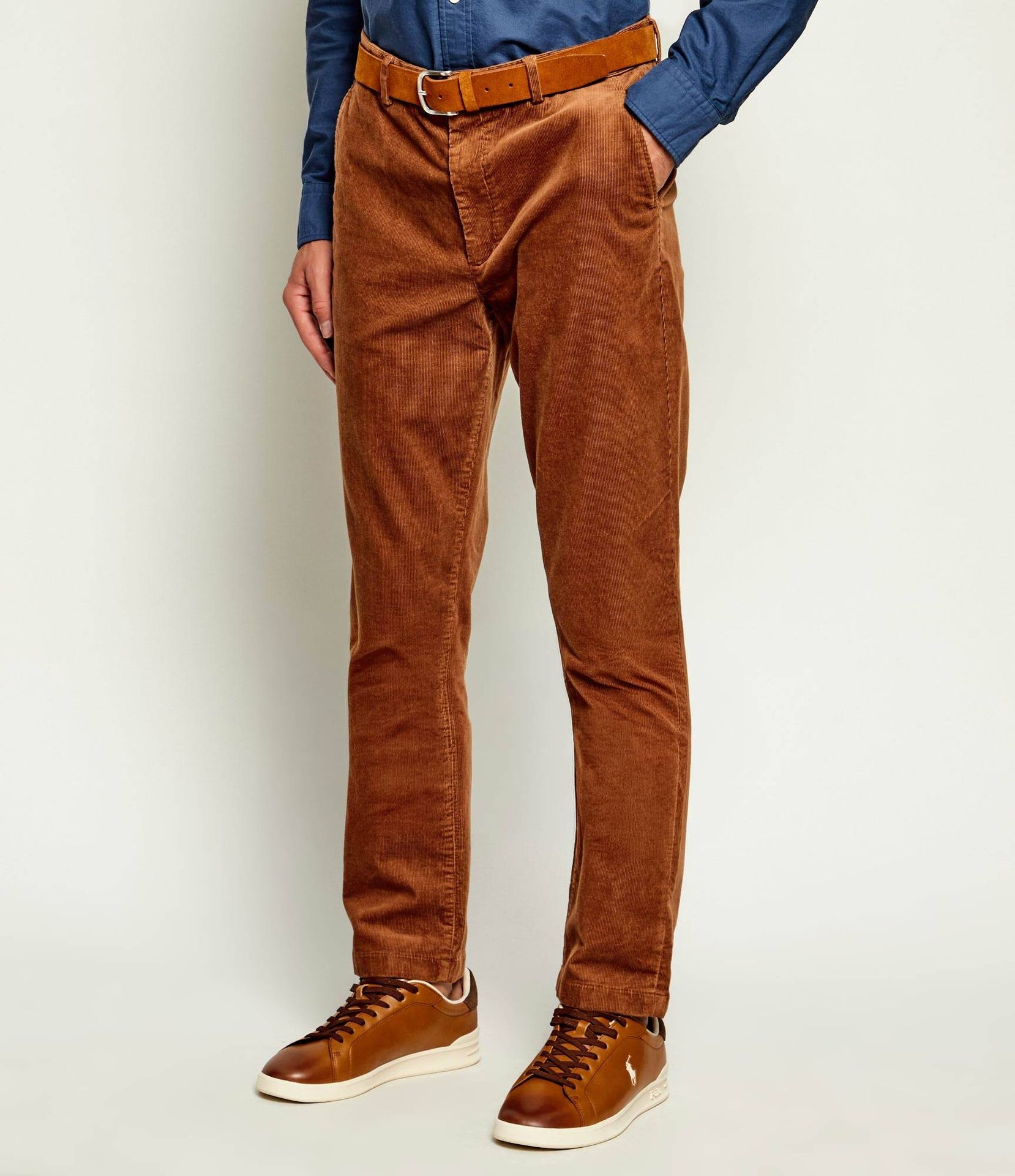 Tommy Hilfiger Spodnie chino Denton Slim Fit sztruks