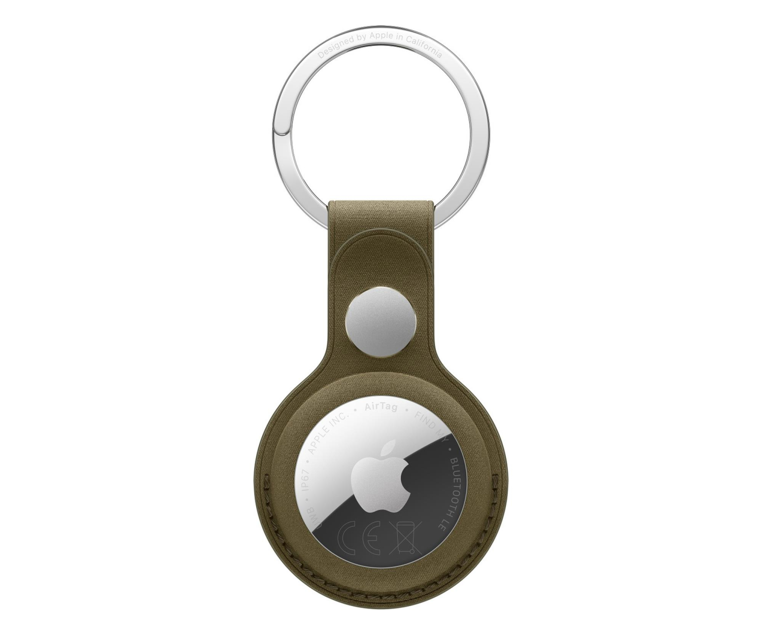 Apple AirTag FineWoven Key Ring – Dark Olive MKG24ZM/A