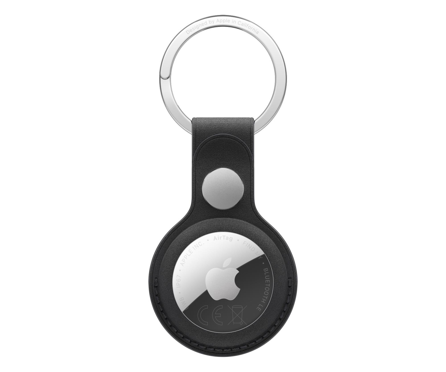 Apple AirTag FineWoven Key Ring – Black MKG44ZM/A