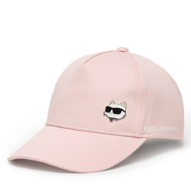 Czapka z daszkiem Karl Lagerfeld Kids Z31196 M Różowy jasny