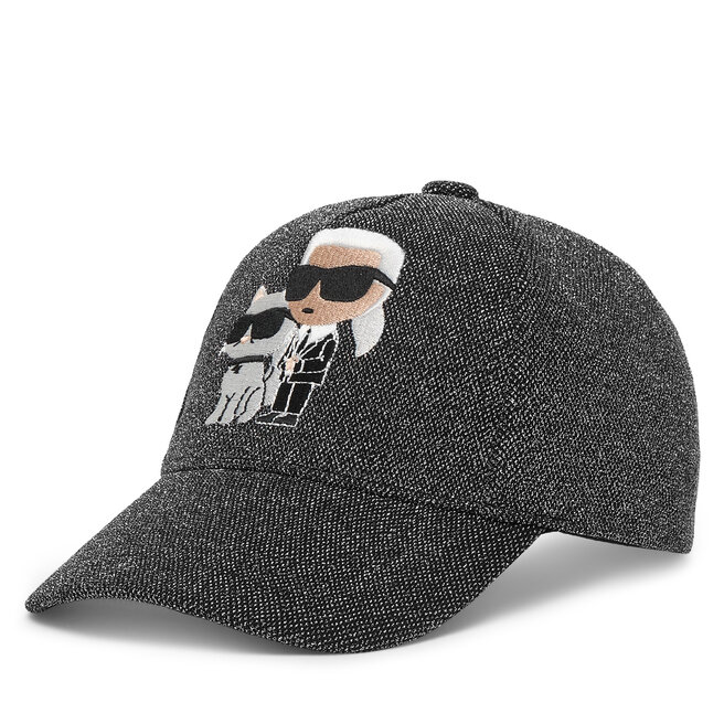 Czapka z daszkiem Karl Lagerfeld Kids Z31198 M Szary jasny