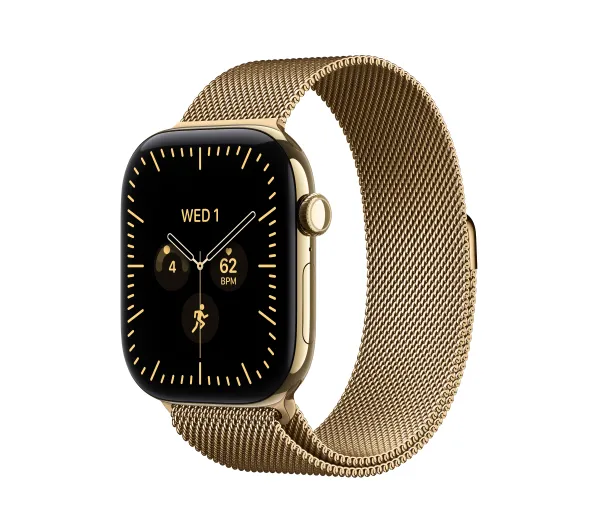 Apple Watch 12 GPS + Cellular 42mm Bransoleta Tytan Złoty