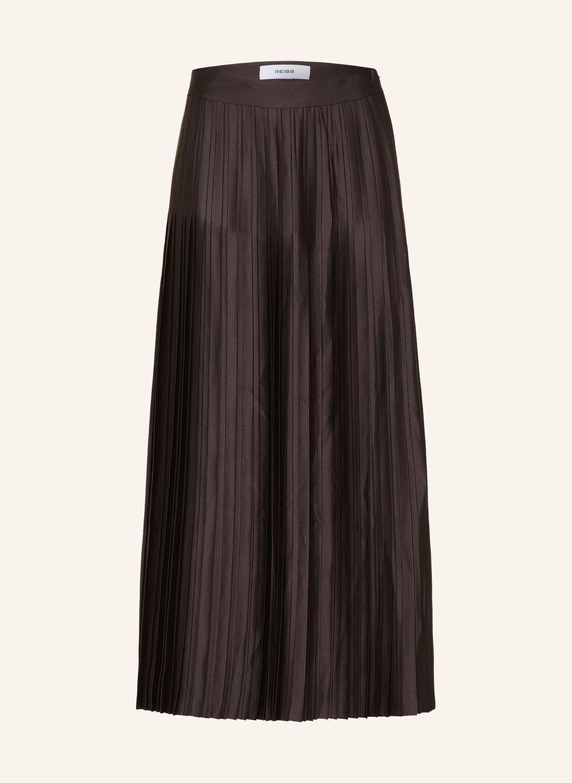 Reiss Spódnica Plisowana Savannah braun