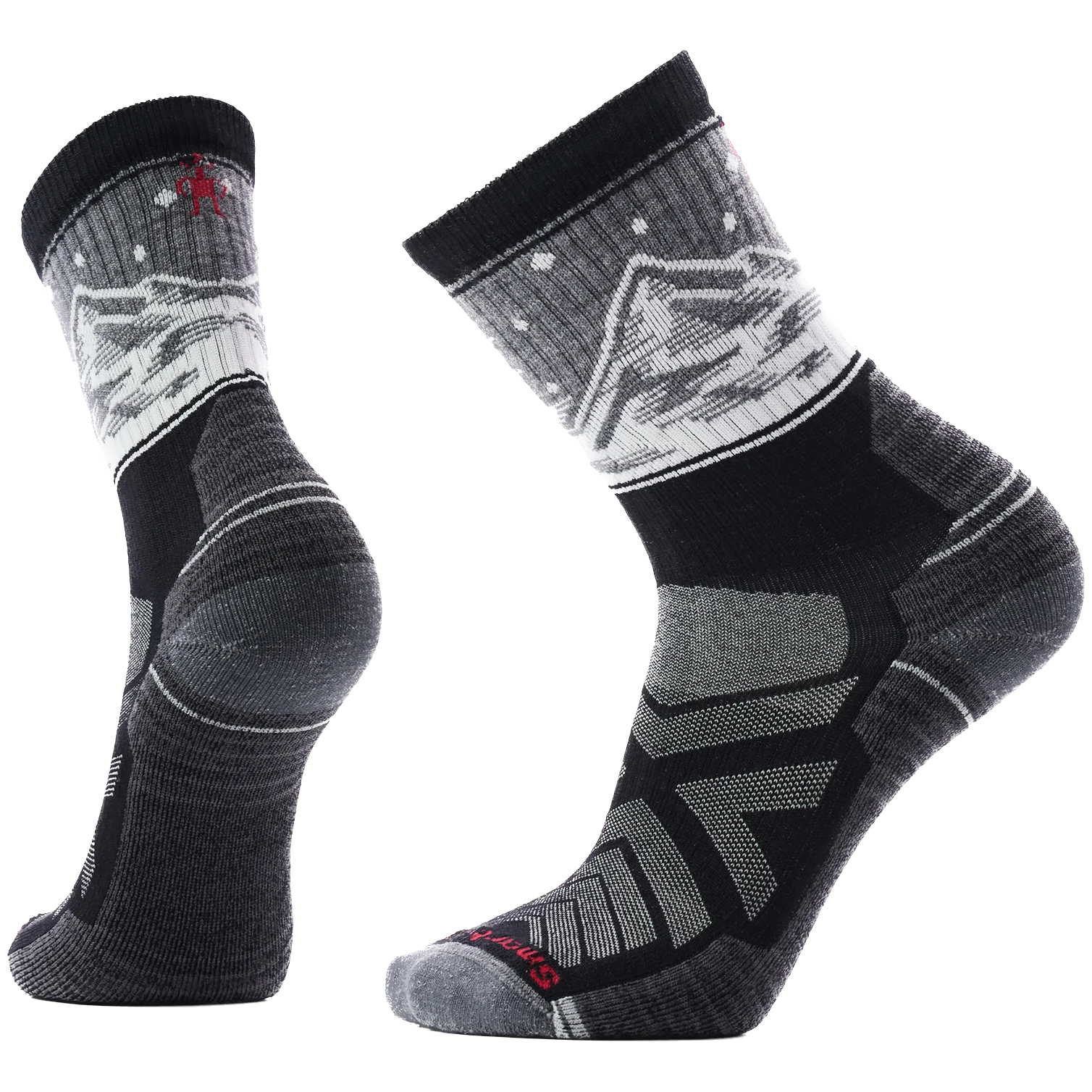 Skarpety Smartwool Hike Light Cushion Valley View Crew Sock Rozmiar skarpet: 38-41 / Kolor: czarny