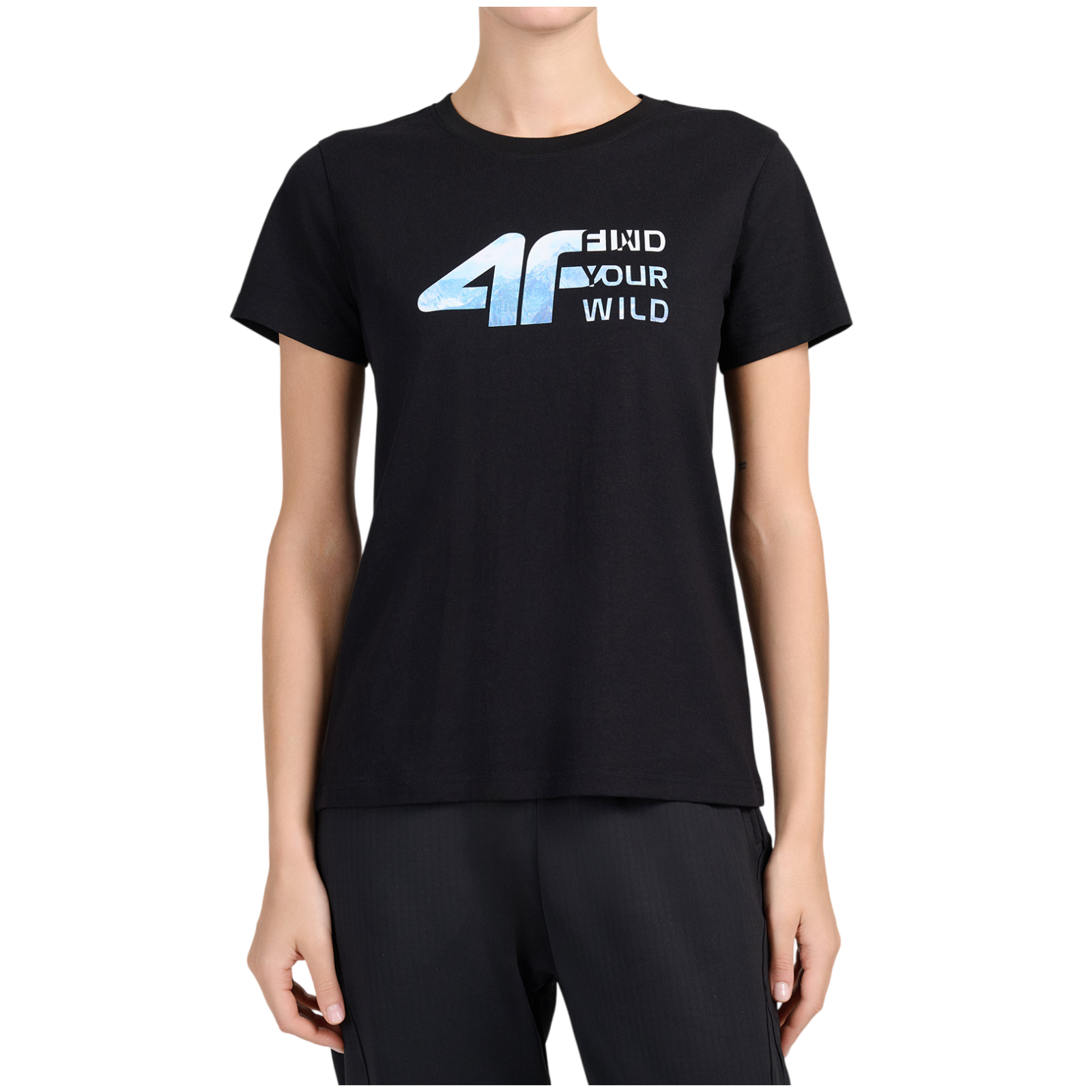 Koszulka damska 4F Tshirt F3496 Rozmiar: S / Kolor: czarny