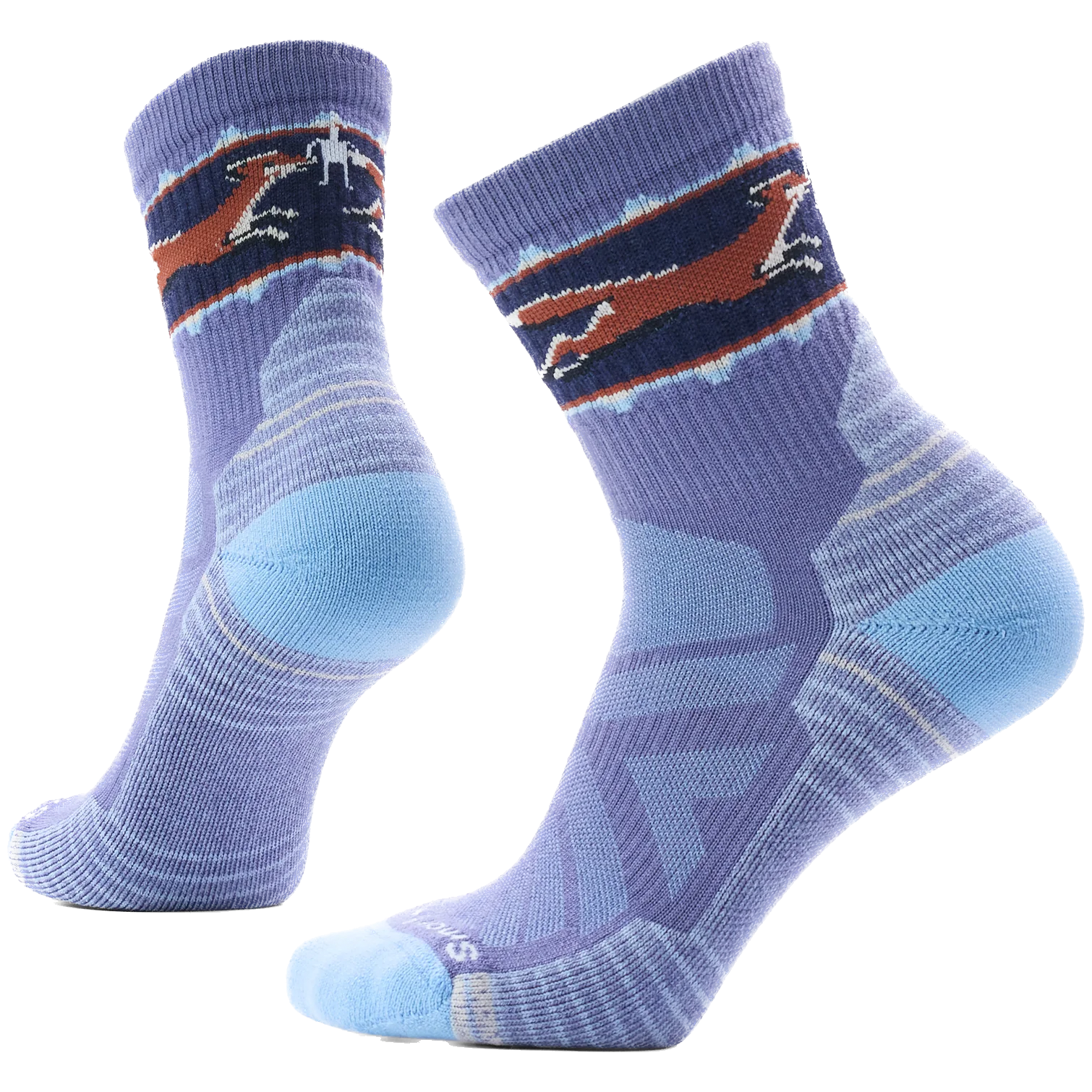 Skarpety Smartwool Women's Hike Light Cushion Fox Meadow Mi Rozmiar skarpet: 34-37 / Kolor: niebieski