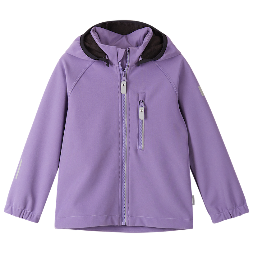Dziecięca kurtka softshellowa Reima Vantti Misty Violet Rozmiar dziecięcy: 128 / Kolor: fioletowy