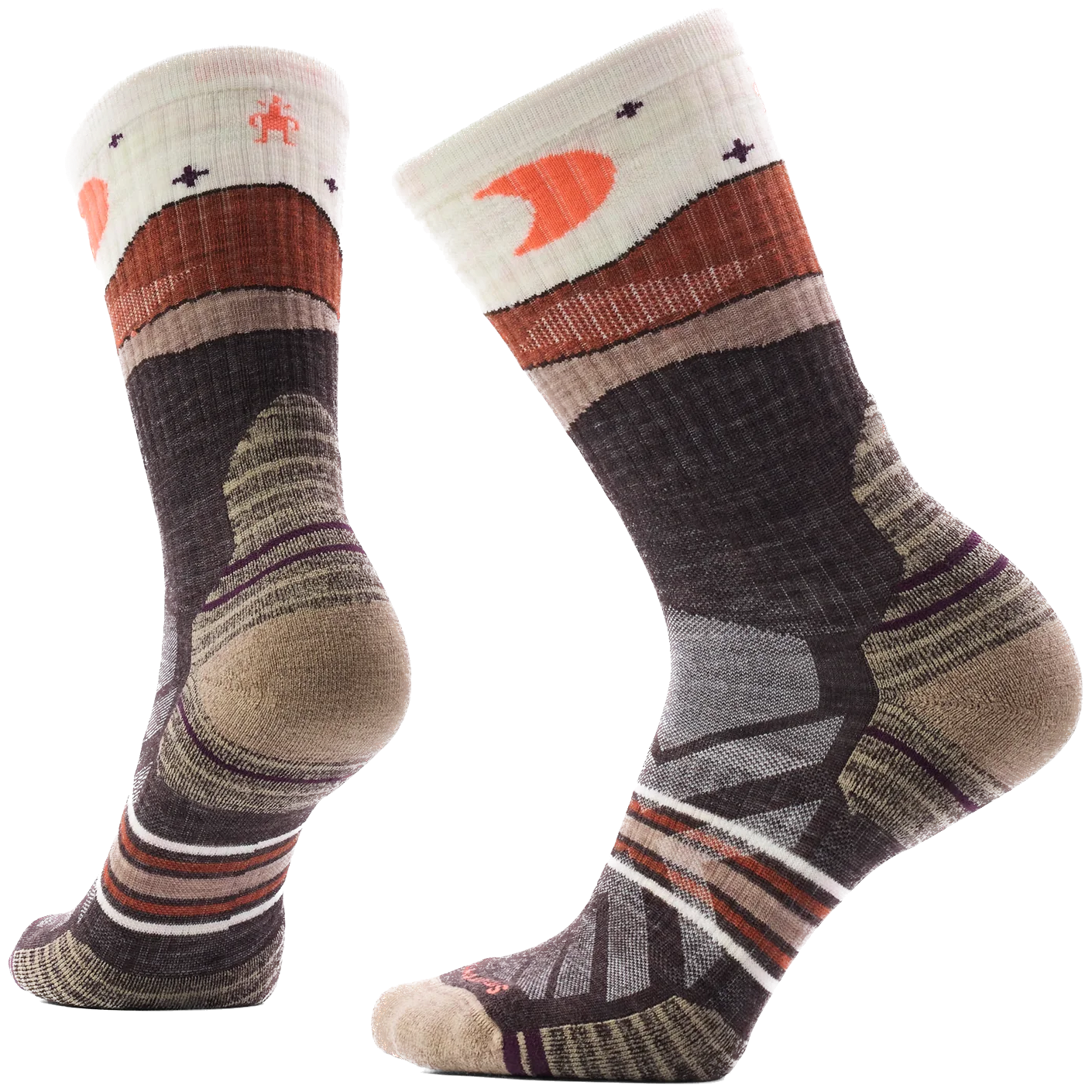 Skarpety Smartwool Women's Hike Targeted Cushion Lunar Trek Rozmiar skarpet: 38-41 / Kolor: beżowy