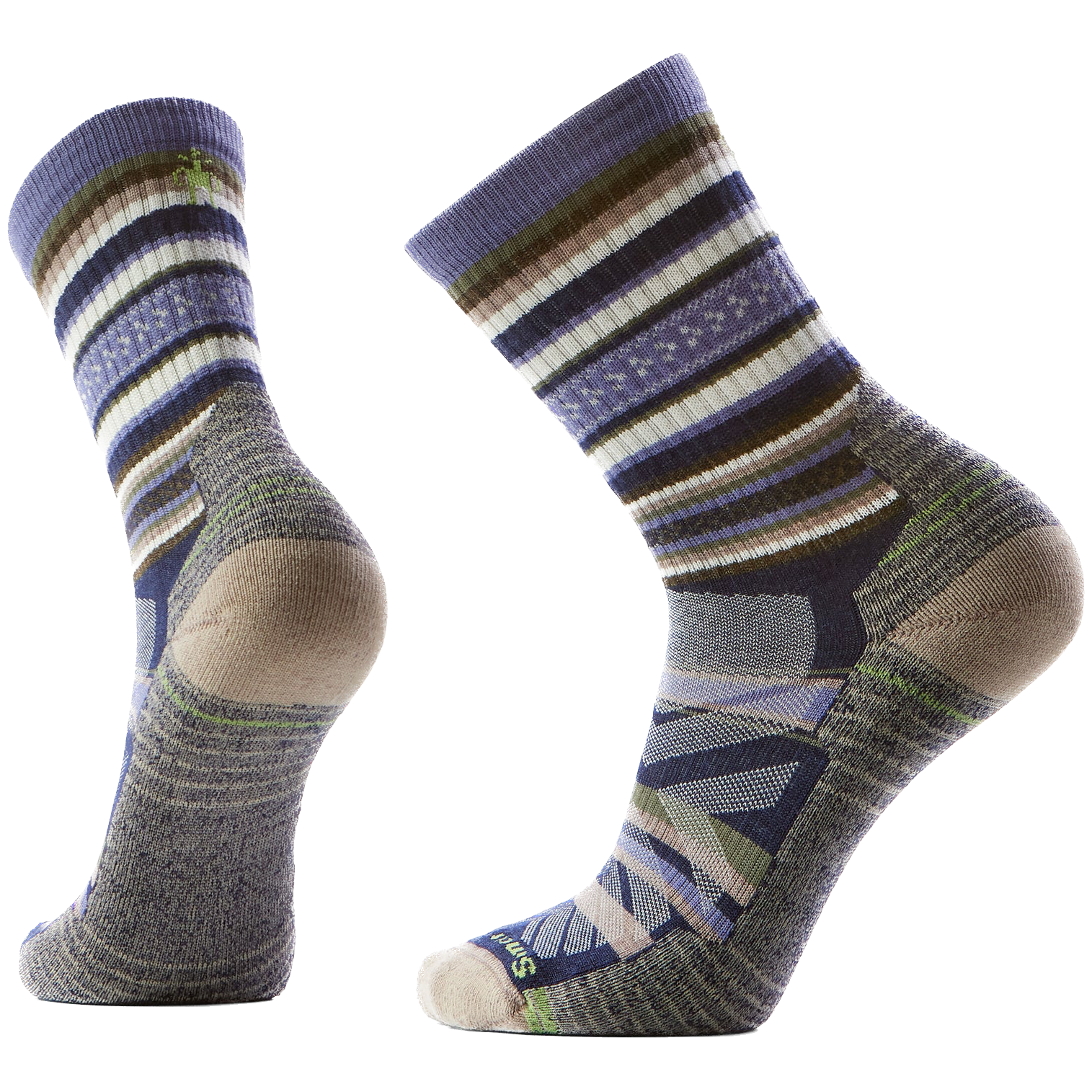 Skarpety Smartwool Hike Light Cushion Panorama Crew Socks Rozmiar skarpet: 46-49 / Kolor: niebieski