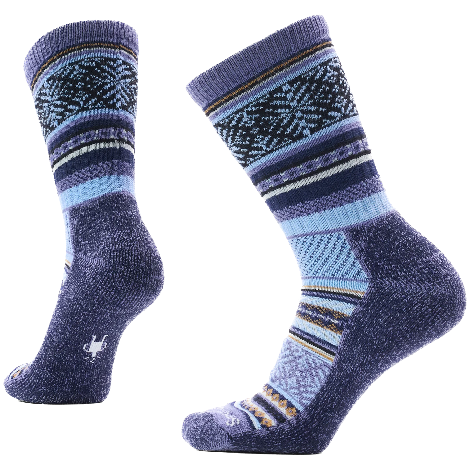 Skarpety Smartwool Everyday Cozy Fair Isle Sweater Crew Soc Rozmiar skarpet: 46-49 / Kolor: niebieski