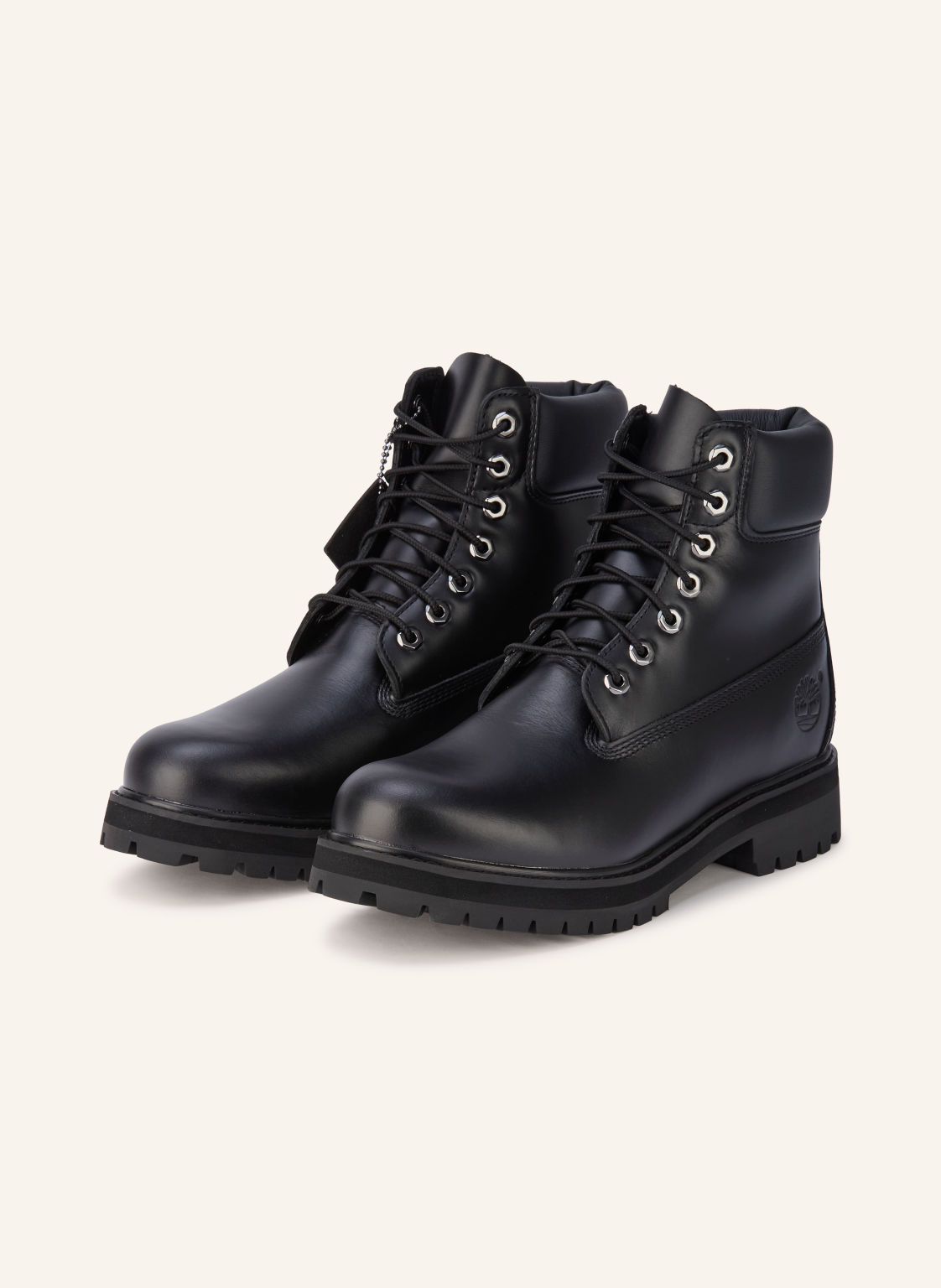 Timberland Botki Sznurowane Premium 6-Inch schwarz