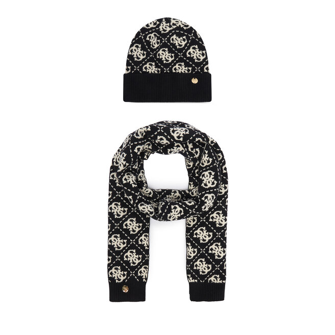 Zestaw szalik i czapka Guess GFBOX WP6401 Czarny