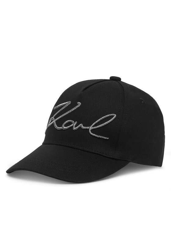 Karl Lagerfeld Kids Czapka z daszkiem Z31197 M Czarny