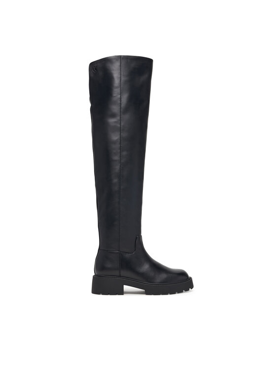 Calvin Klein Muszkieterki Chunky Otk Boot Nappa HW0HW03184 Czarny