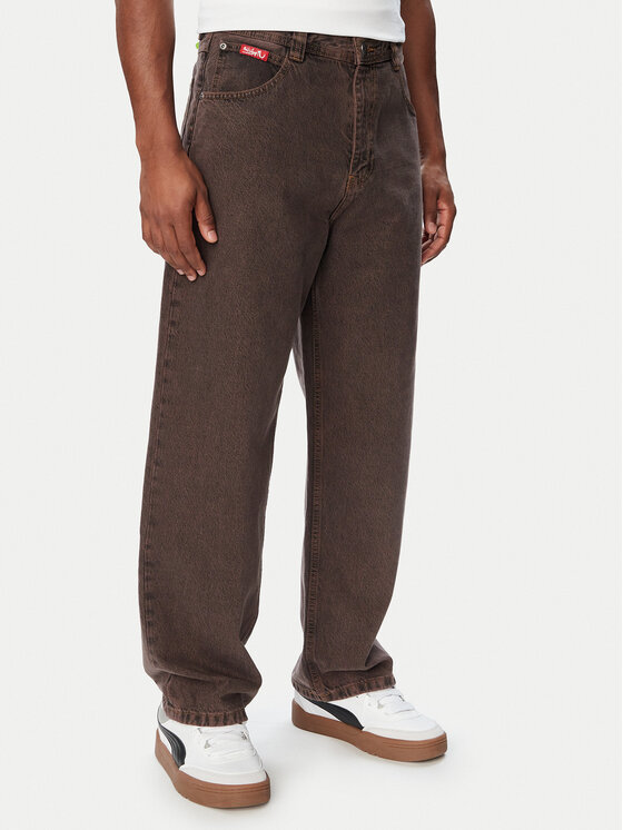 Quiksilver Jeansy YG Baggy EQYDP03510 Brązowy ciemny Baggy Fit