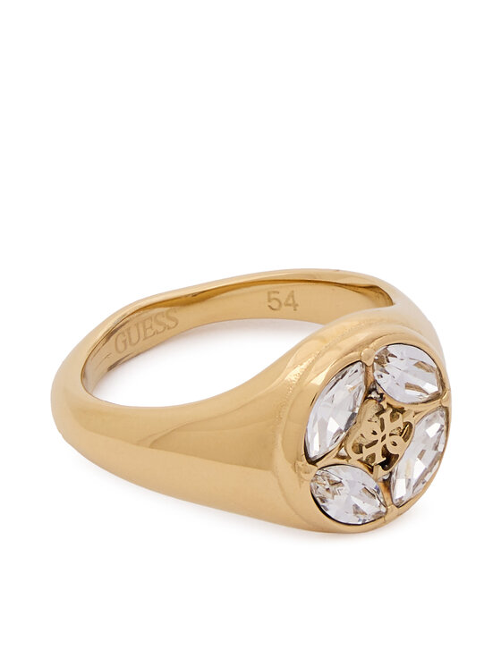 Guess Pierścionek JUBR06 400JW Złoty