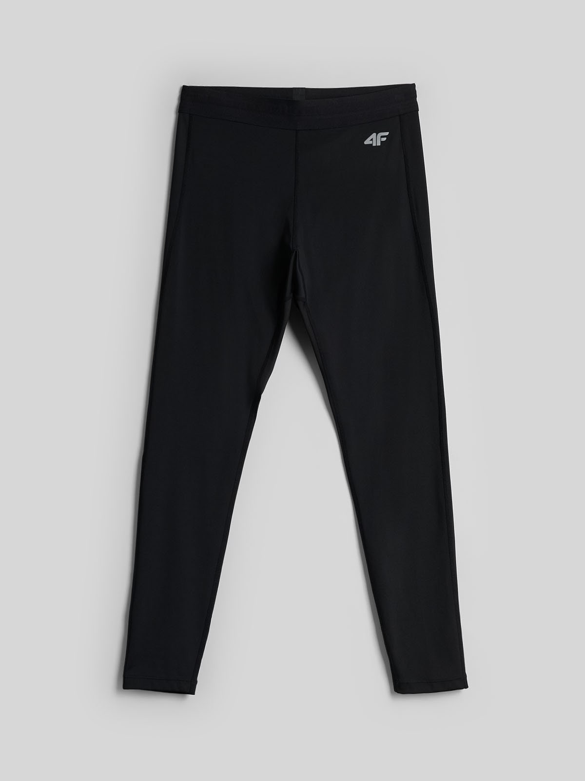 4F Legginsy do biegania szybkoschnące męskie - czarne XL