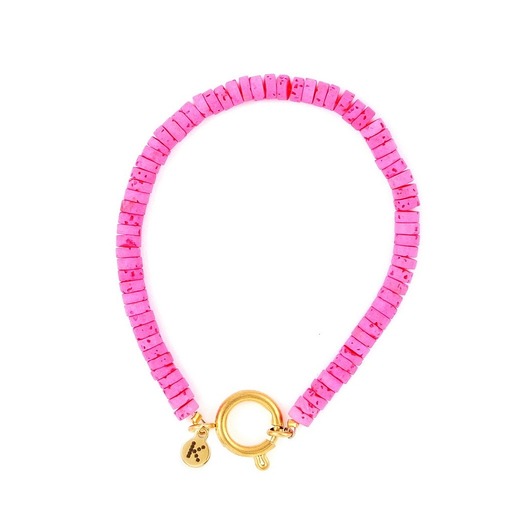 Bransoletka na rękę Pink - Różowy