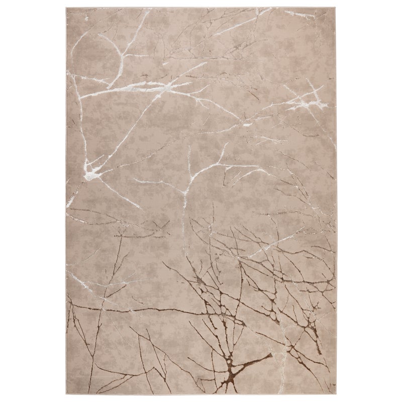 Dywan Century New Gałęzie beżowo-biały 200 x 290 cm