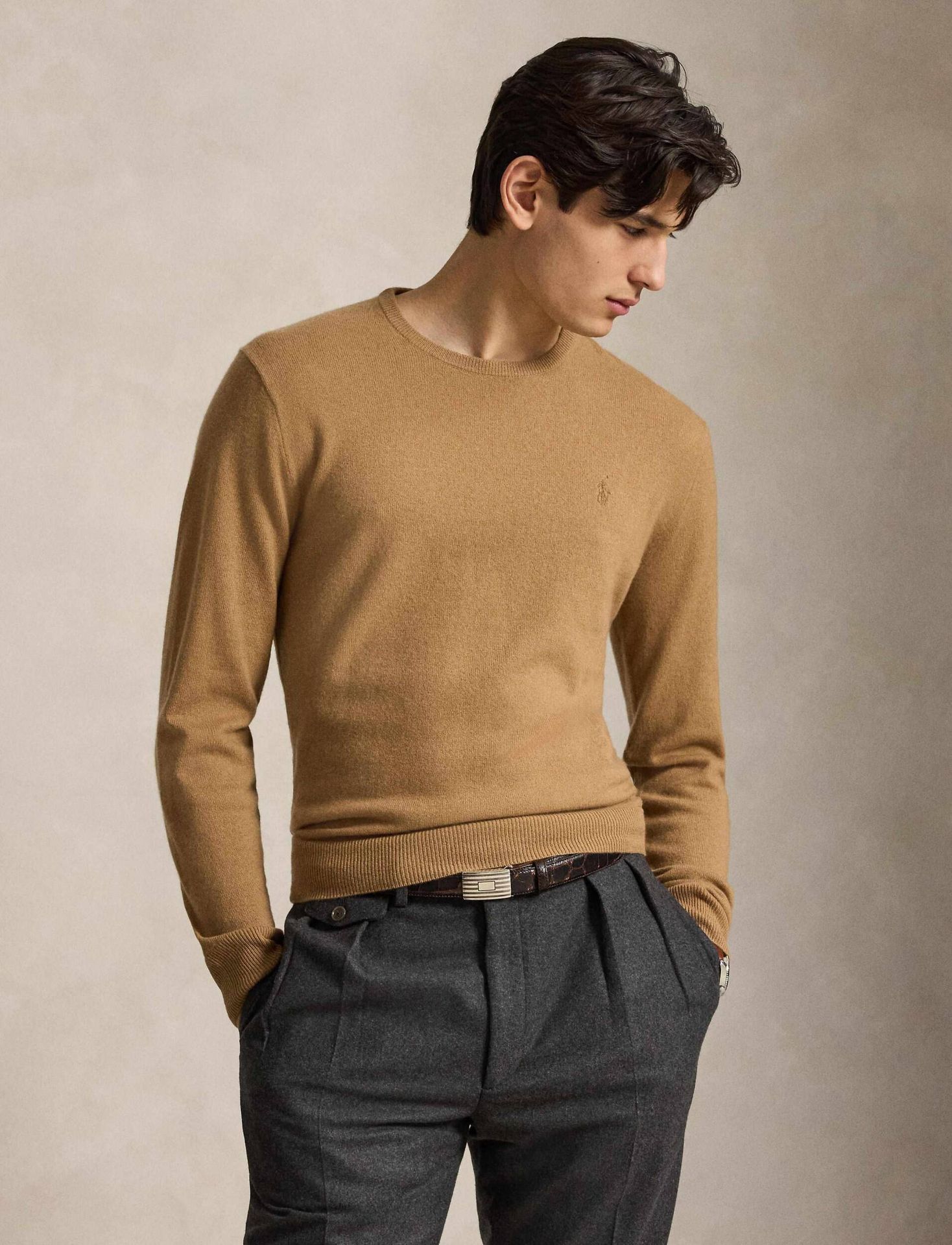 POLO RALPH LAUREN Wełniany sweter Regular Fit