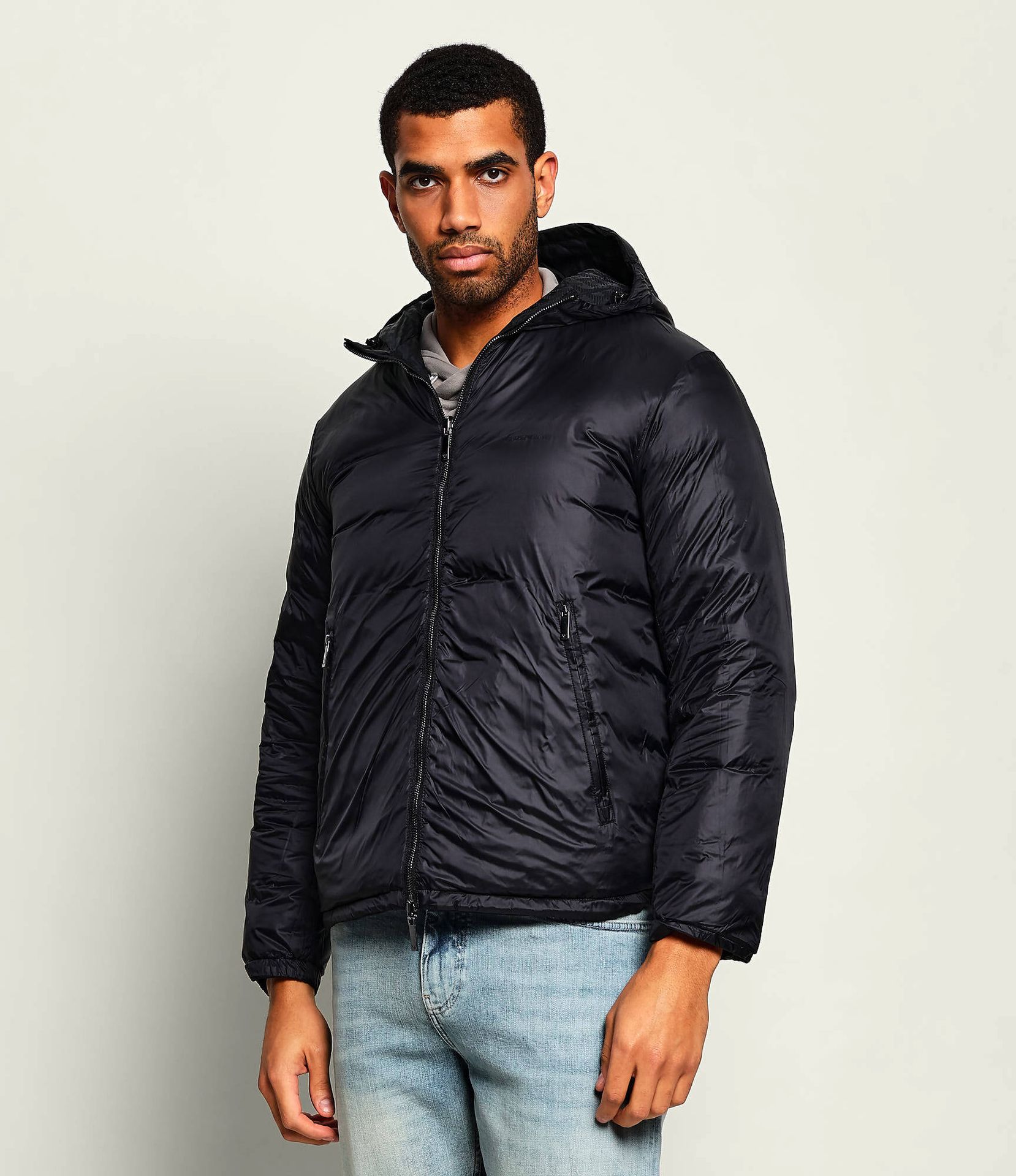 Emporio Armani Puchowa dwustronna kurtka Regular Fit