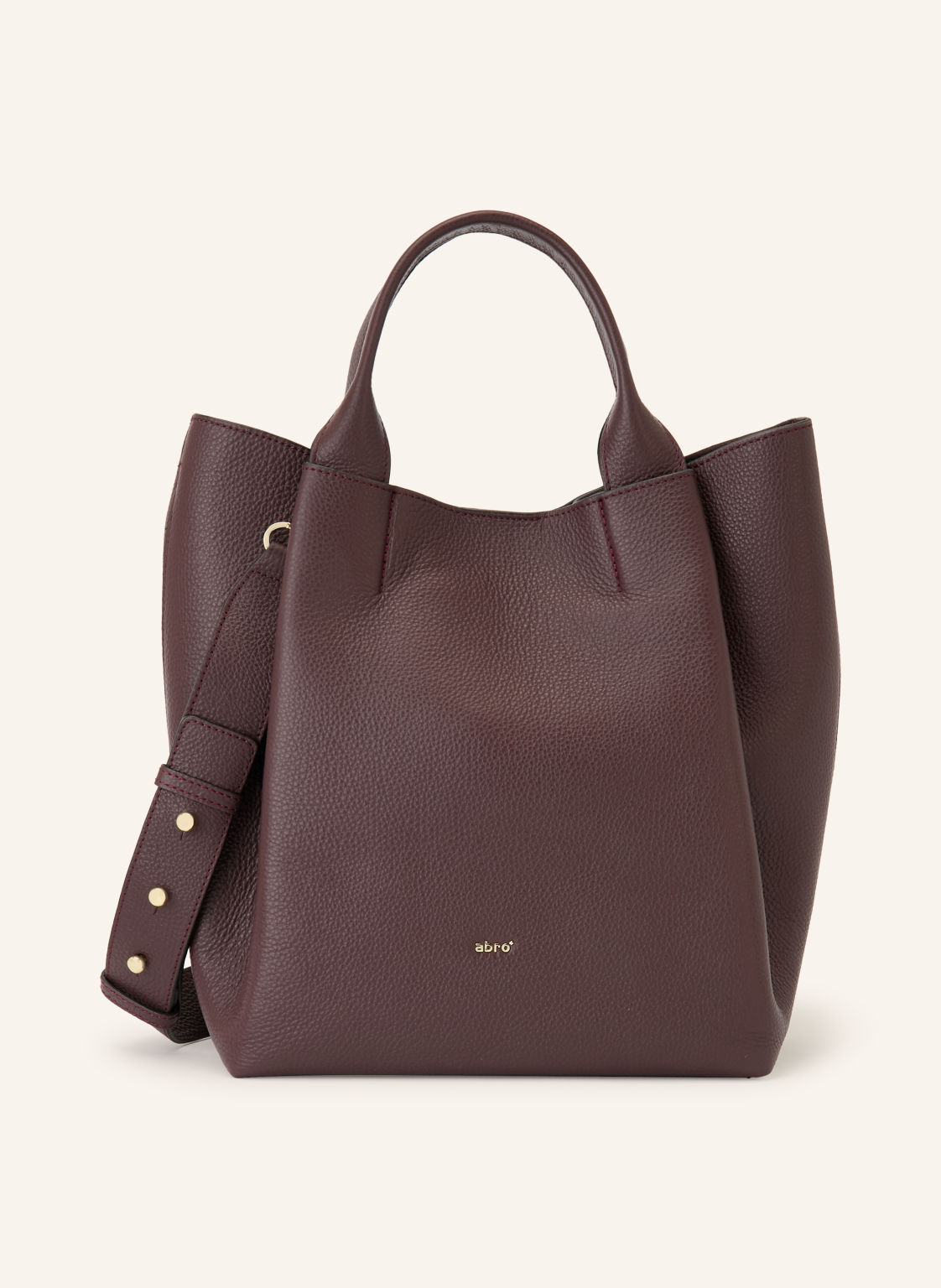 Abro Shopperka Essential Medium Z Torebką Typu Pouch rot