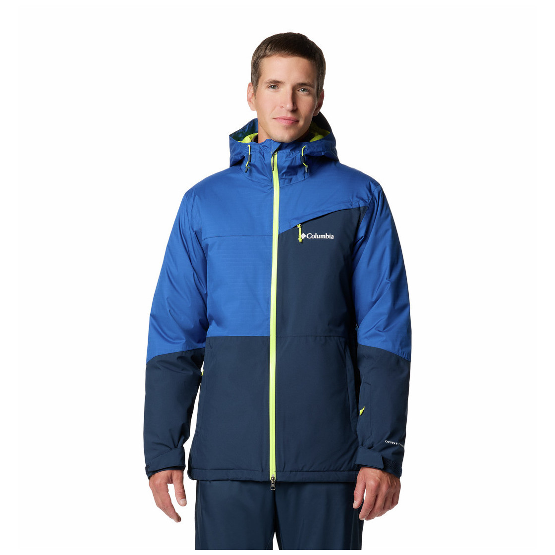 Kurtka zimowa męska Columbia Iceberg Point™ II Jacket Rozmiar: L / Kolor: niebieski/jasnoniebieski