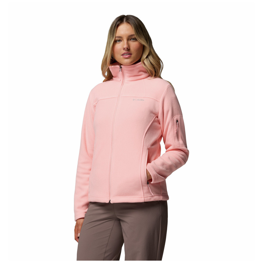 Bluza damska Columbia Fast Trek™ II Jacket Rozmiar: XS / Kolor: różowy/fioletowy.