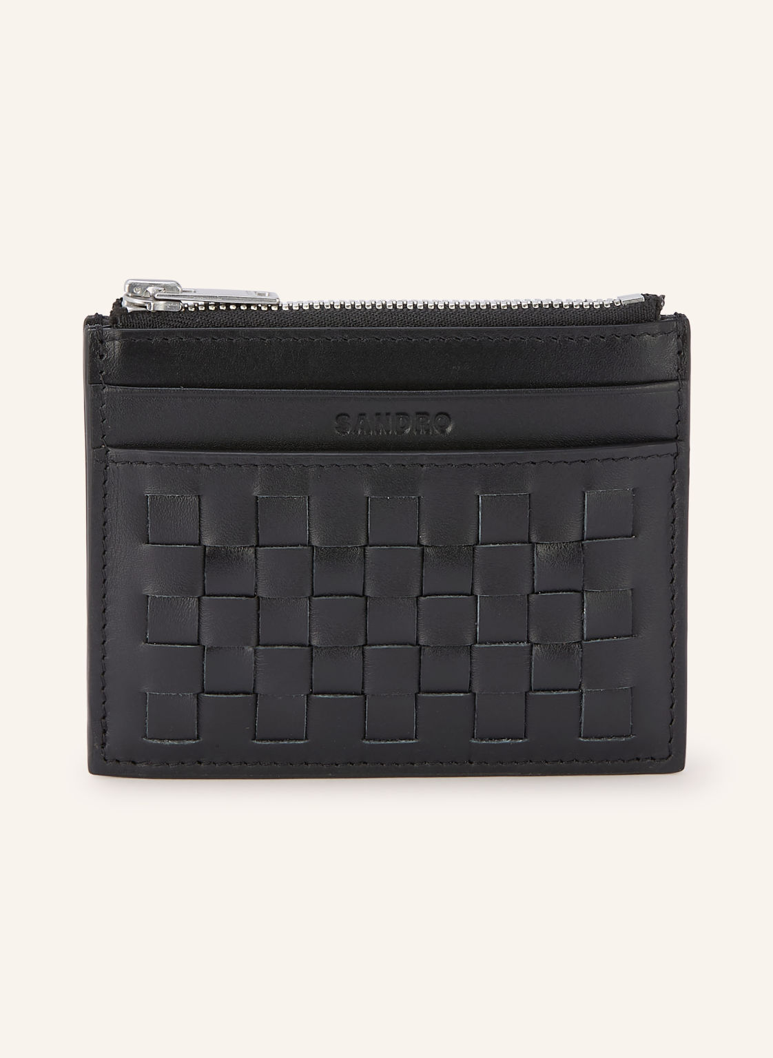 Sandro Etui Na Karty Z Przegródką Na Monety schwarz